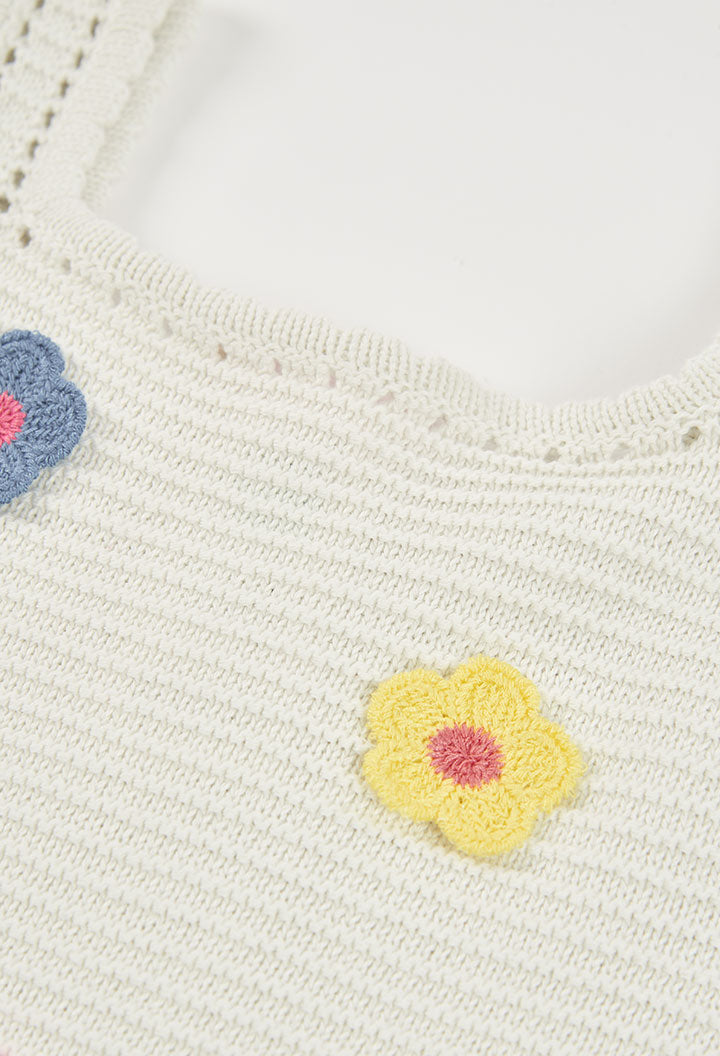 Boboli - top crochet fiori