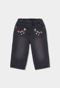 Boboli - jeans scuro ricami
