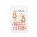 Rockahula - mollette in tessuto coniglietto/cuori