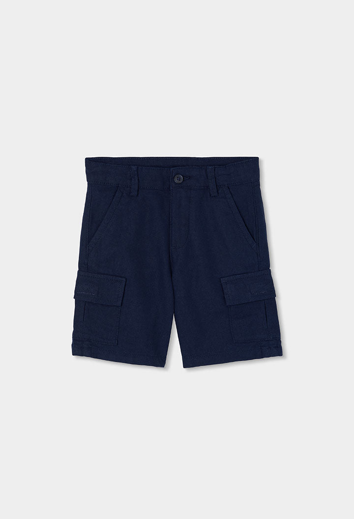 Boboli - Bermuda lino navy
