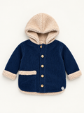Snug - cappotto teddy blu