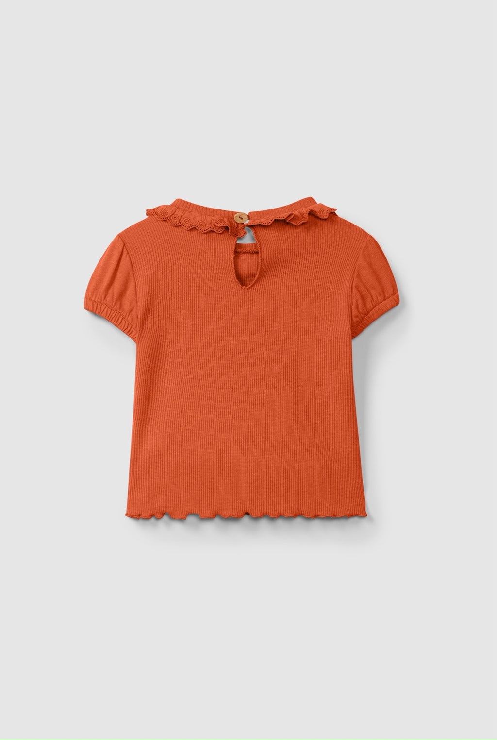 Snug - t-shirt colletto orange