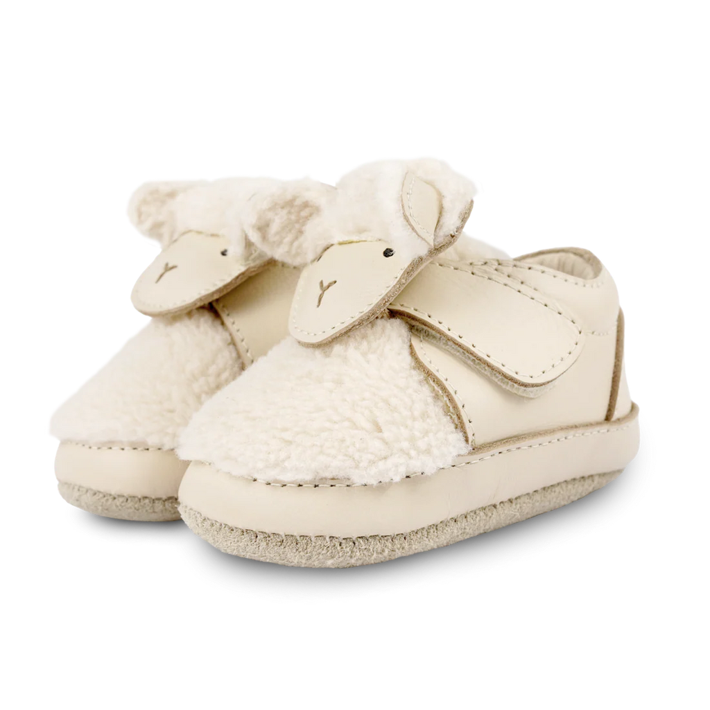 Donsje - Matijn Sneakers | Lammy | Cream Leather