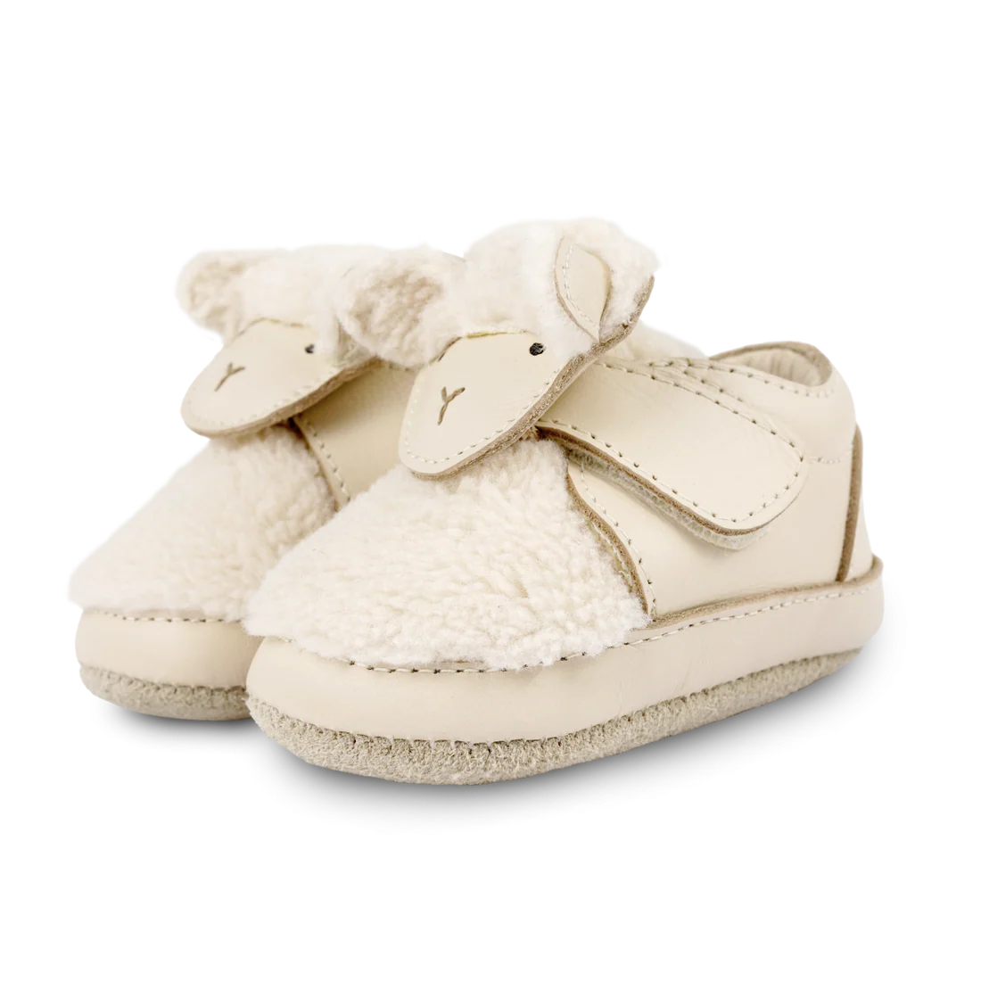 Donsje - Matijn Sneakers | Lammy | Cream Leather