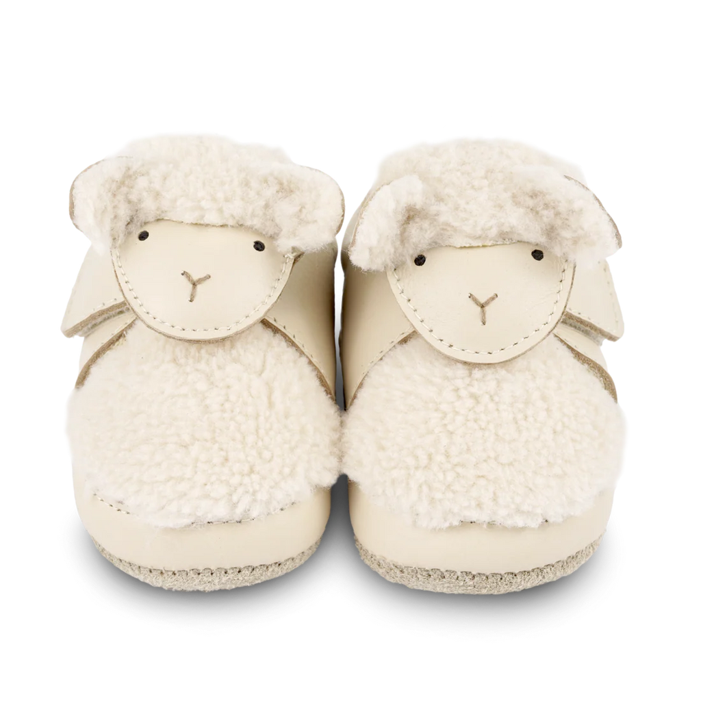 Donsje - Matijn Sneakers | Lammy | Cream Leather