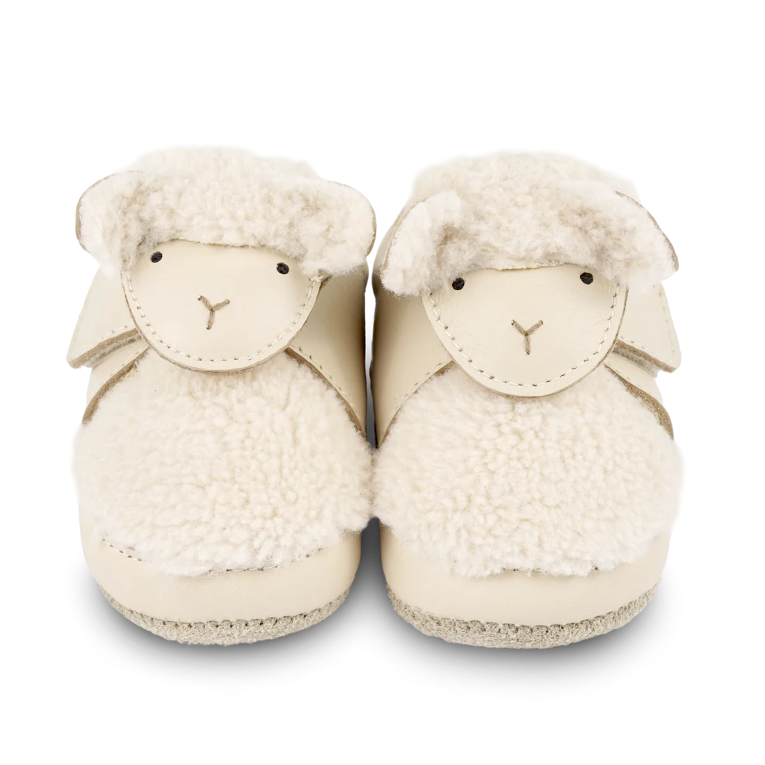 Donsje - Matijn Sneakers | Lammy | Cream Leather