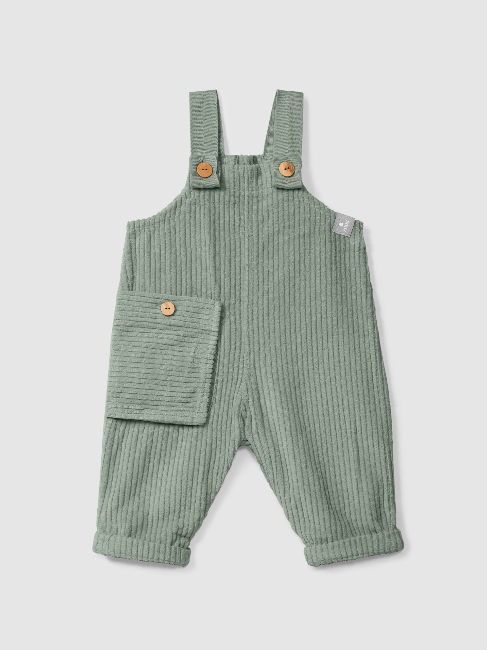 Snug - salopette velluto verde