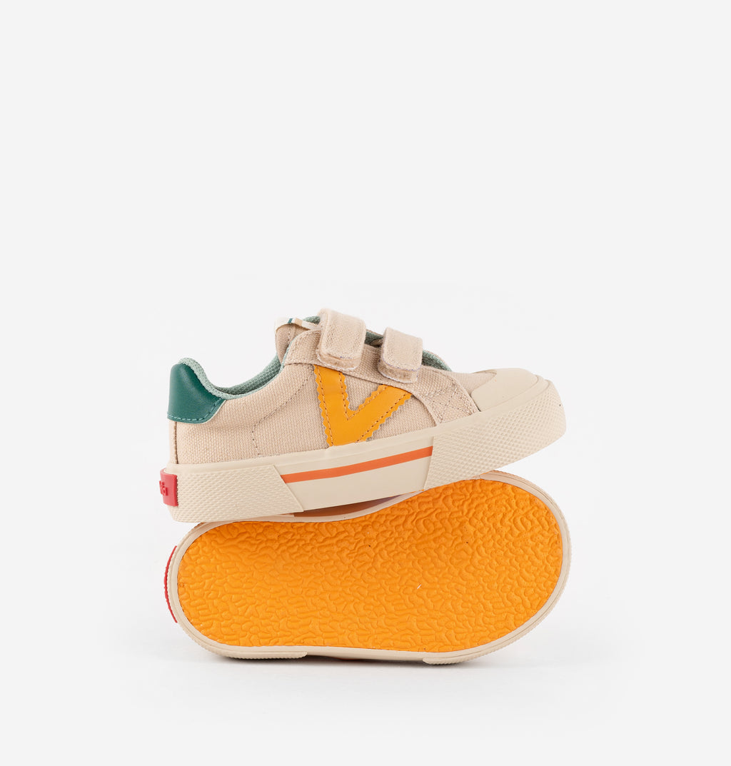 Victoria - sneakers tela beige