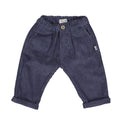 Petit Indi - pantalone velluto coste blu