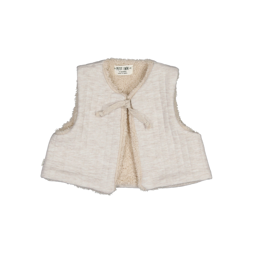 Petit Indi - gilet reversibile