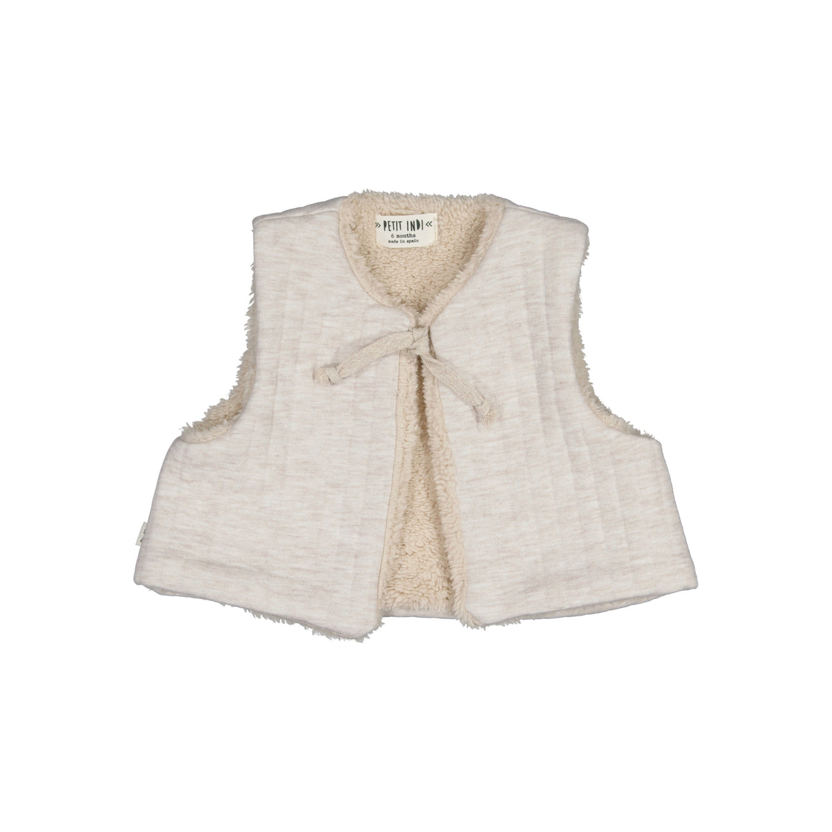 Petit Indi - gilet reversibile