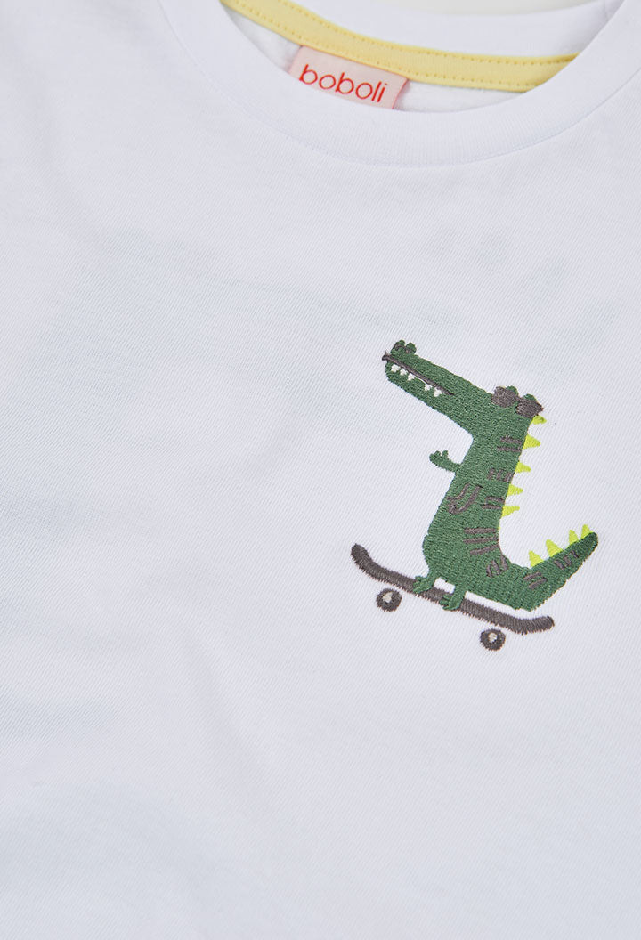 Boboli - t-shirt coccodrillo