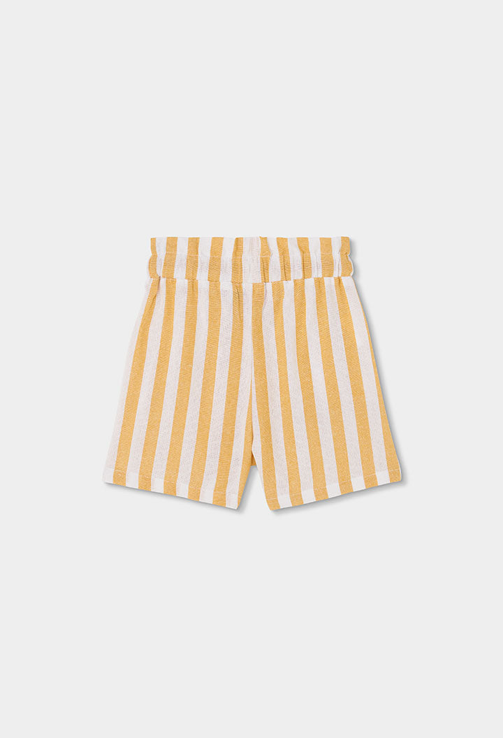 Boboli - shorts righe giallo