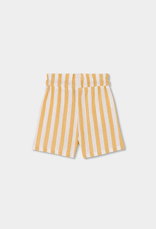 Boboli - shorts righe giallo