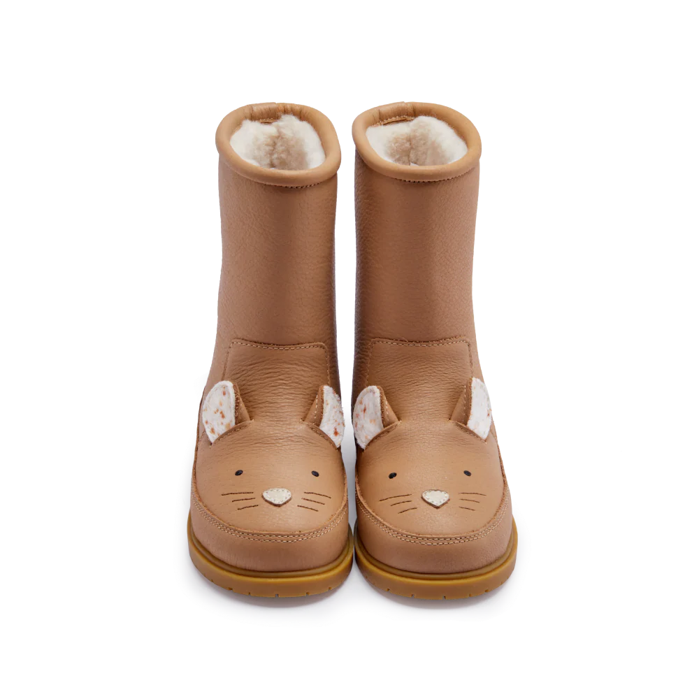 Donsje - Wadudu Exclusive Boots | Mouse | Beige Leather