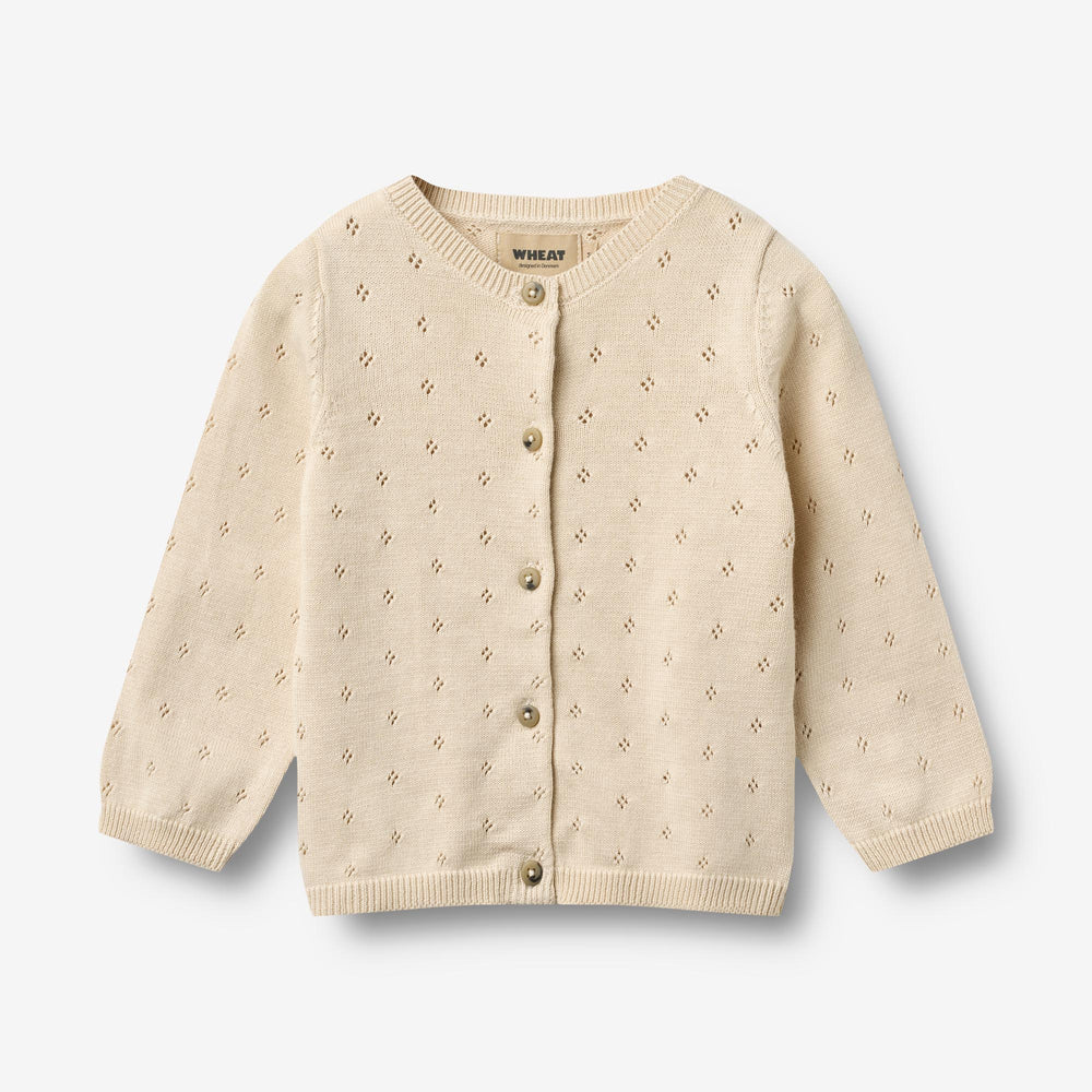 Wheat - cardigan cotone beige