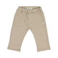 Petit indi - pantalone tortora felpato