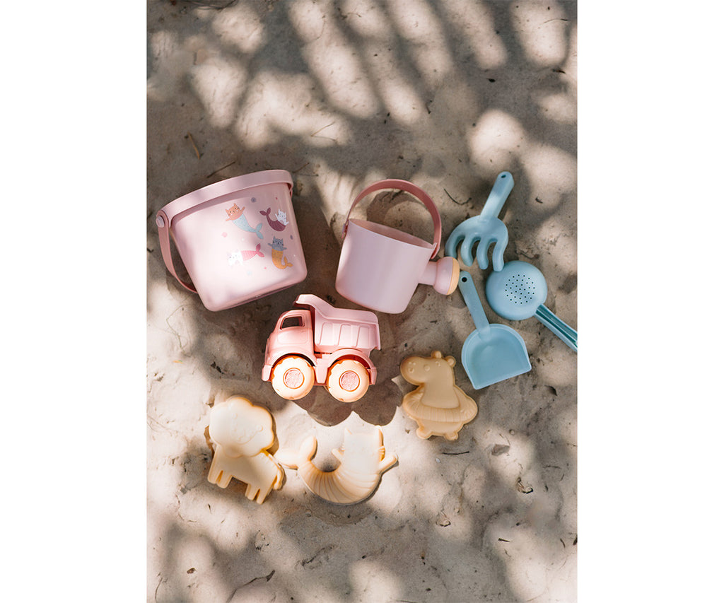 Monneka - set giochi spiaggia rosa
