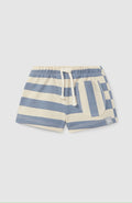 Snug - short cotone righe indigo