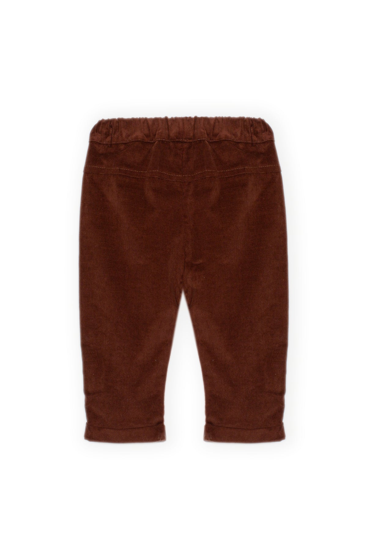 Drkid - pantalone velluto marrone baby