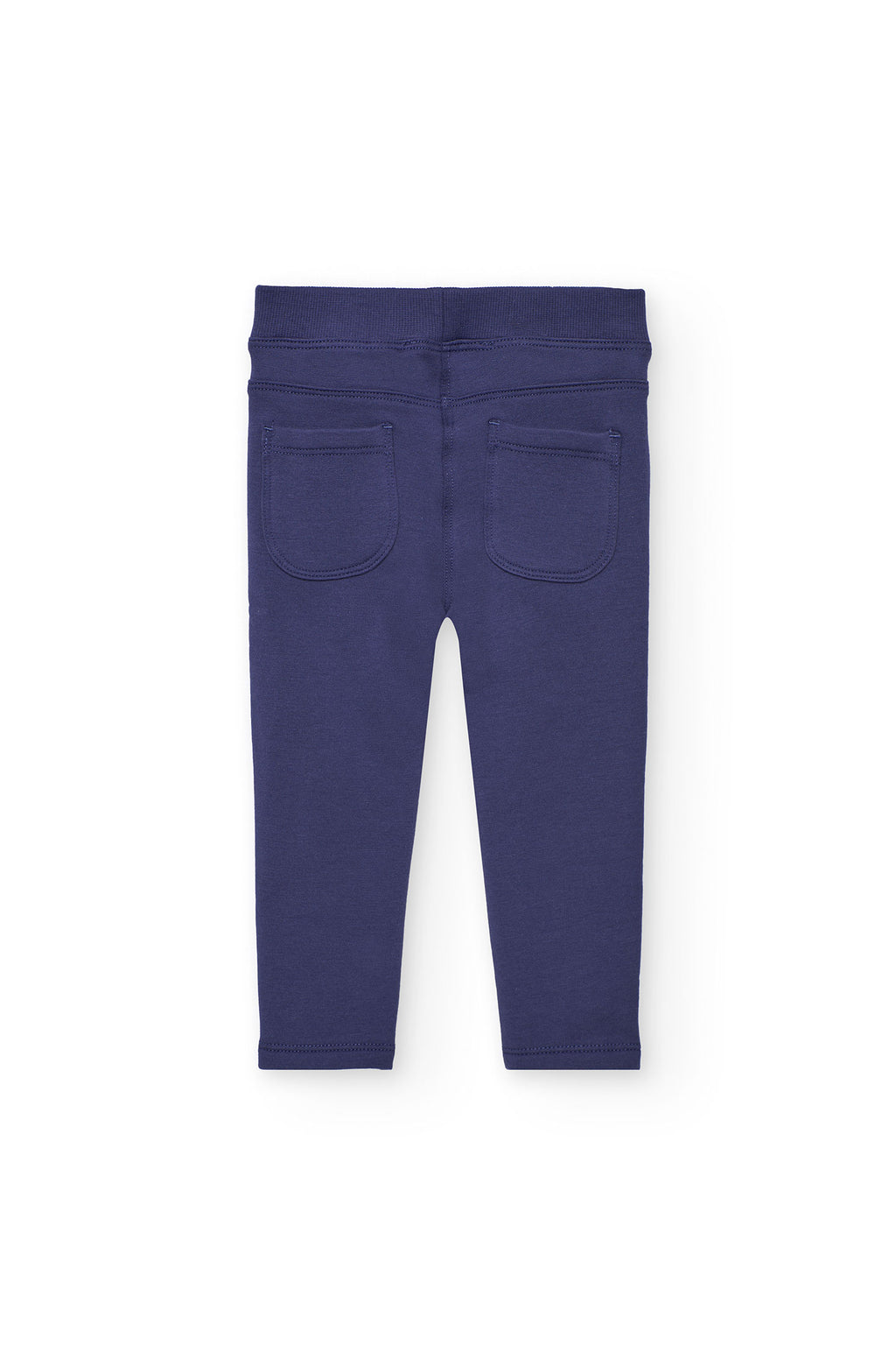 Boboli - leggins effetto jeans viola
