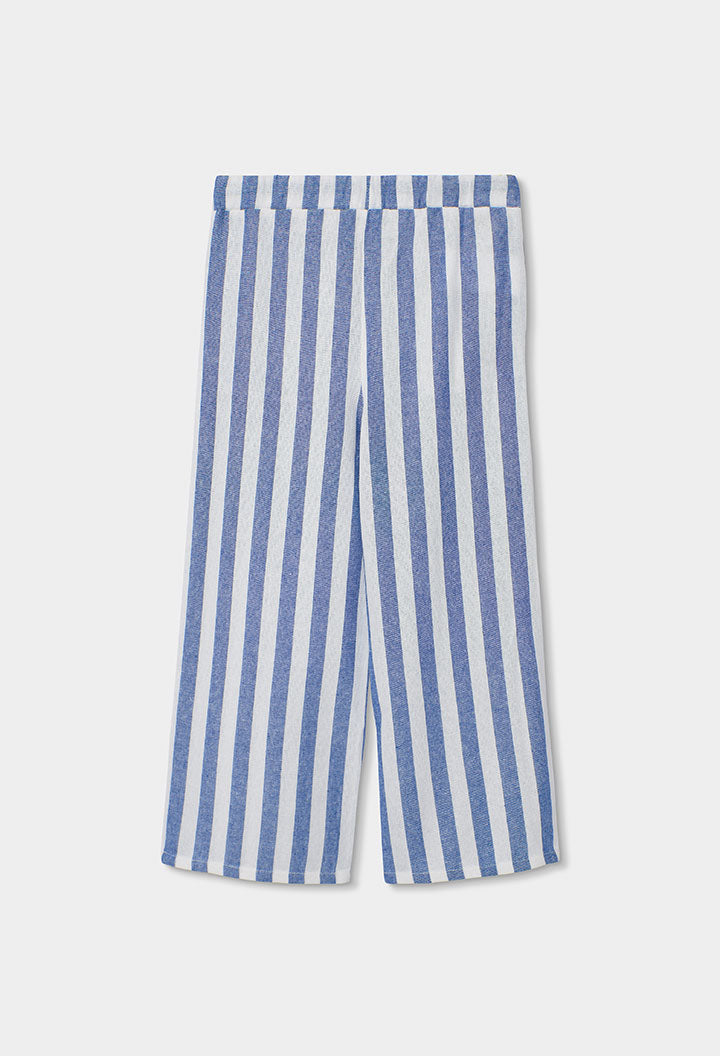 Boboli - pantalone righe blu