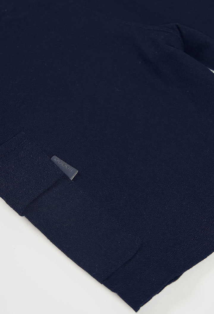 Boboli - Bermuda lino navy