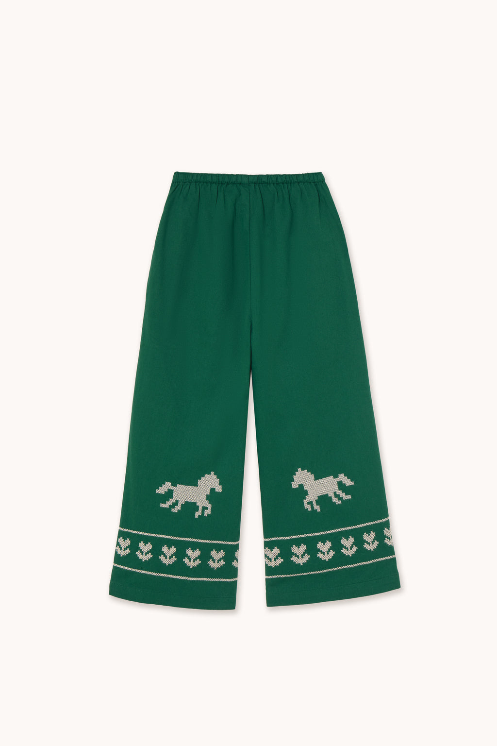 Tiny Cottons - pantalone verde horses