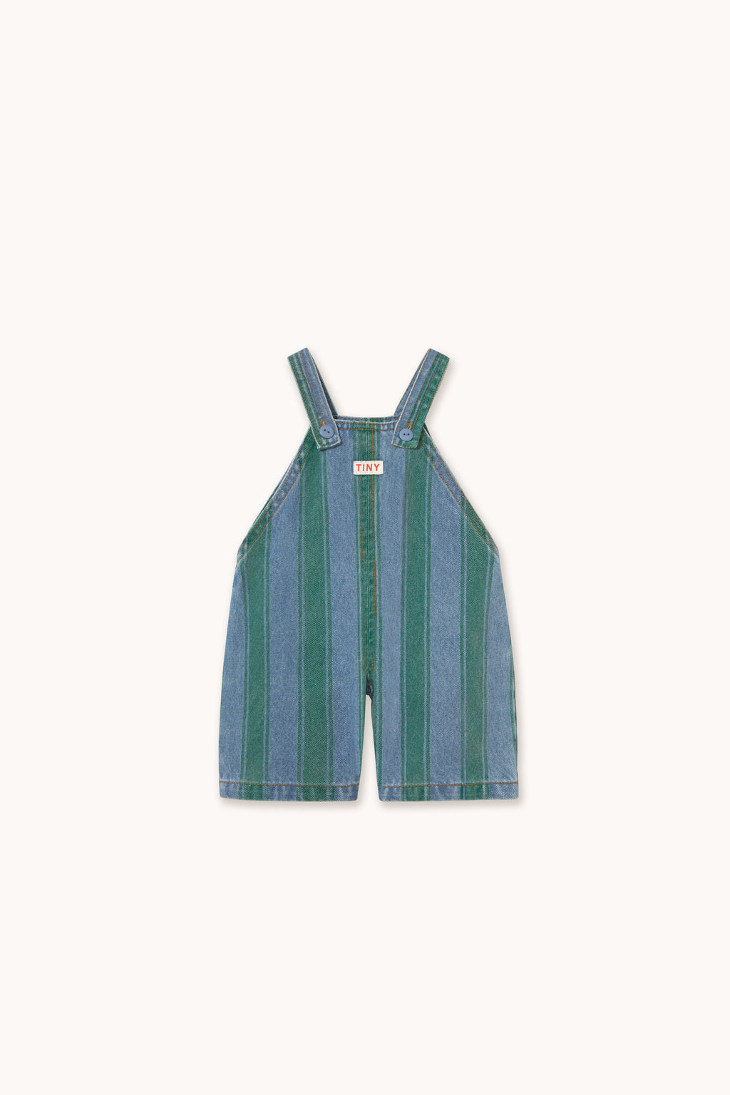 Tiny Cottons - salopette jeans righe