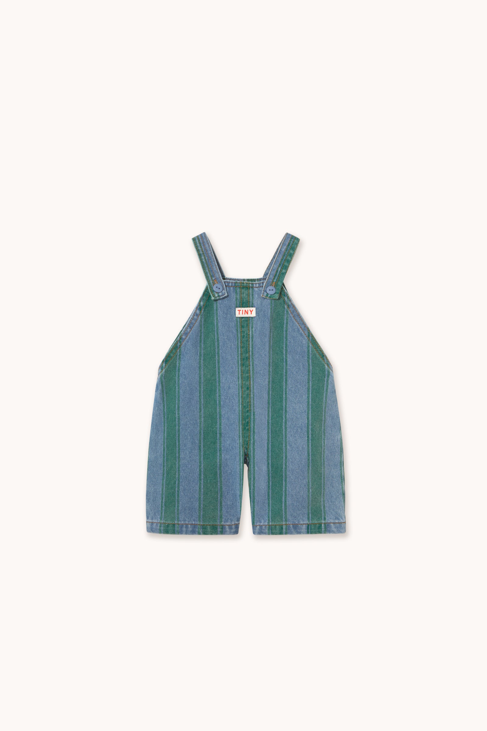 Tiny Cottons - salopette jeans righe