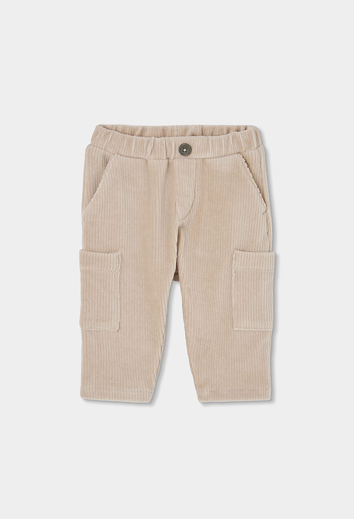 Boboli - set body in fantasia con pantalone velluto