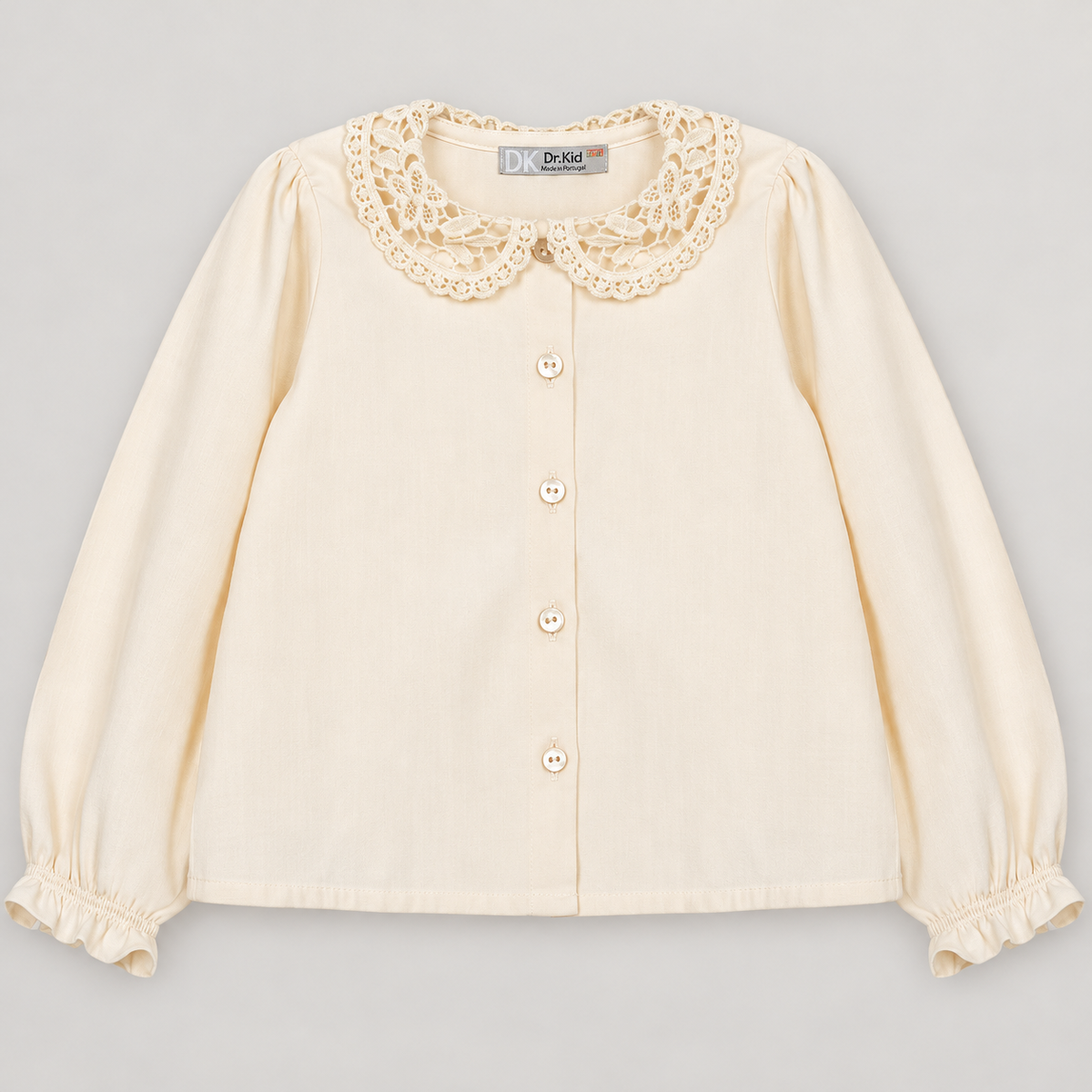 Drkid - camicia colletto ricamato