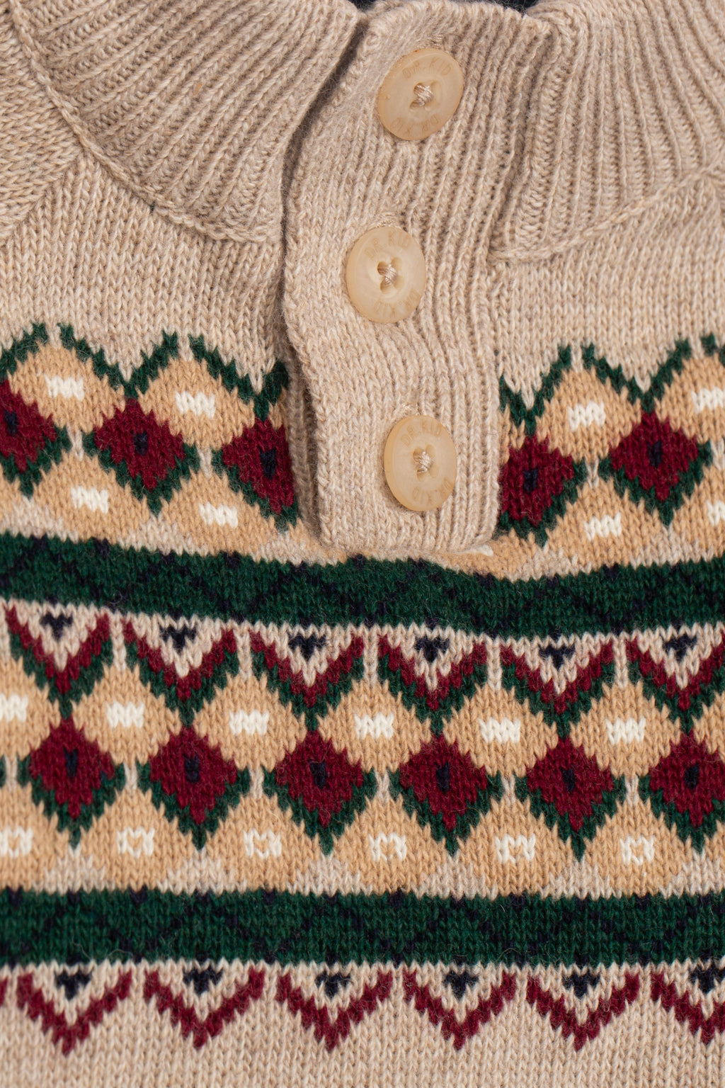 Drkid - maglione jacquard bottoni