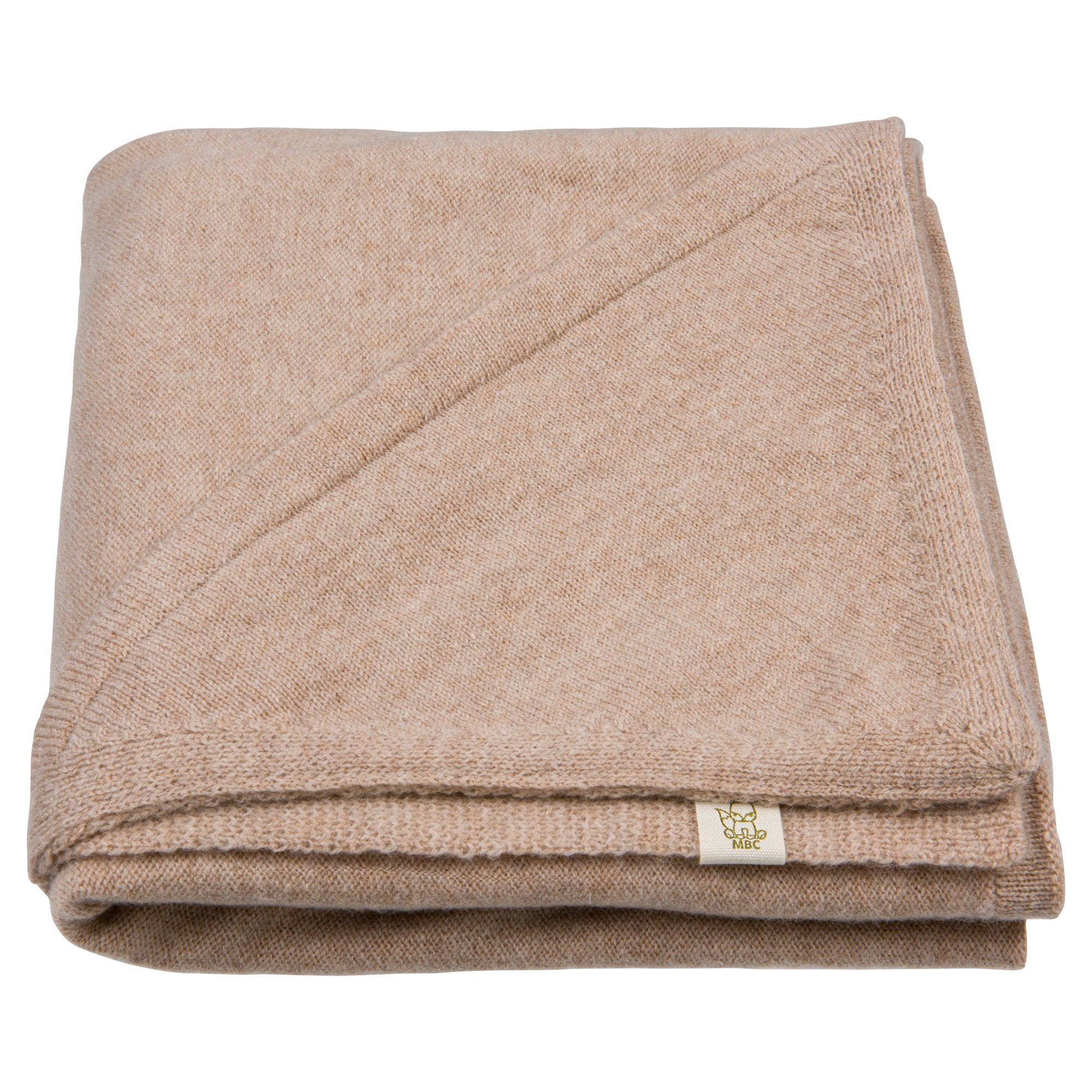 Moalie - copertina beige lana e cashmere