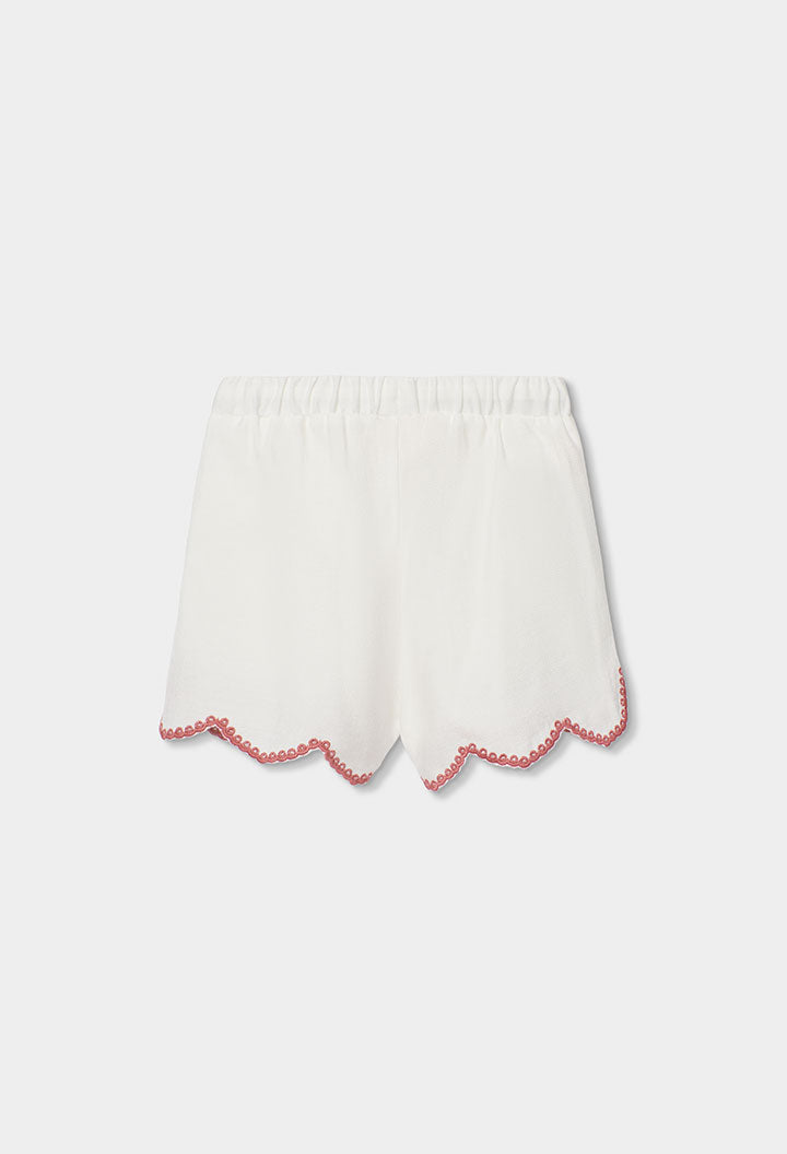 Boboli - shorts con dettagli ricamati