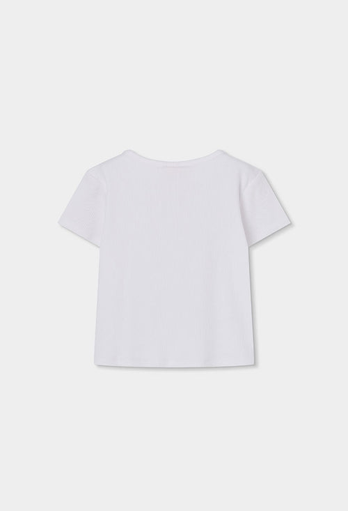 Boboli - t-shirt basica bianca