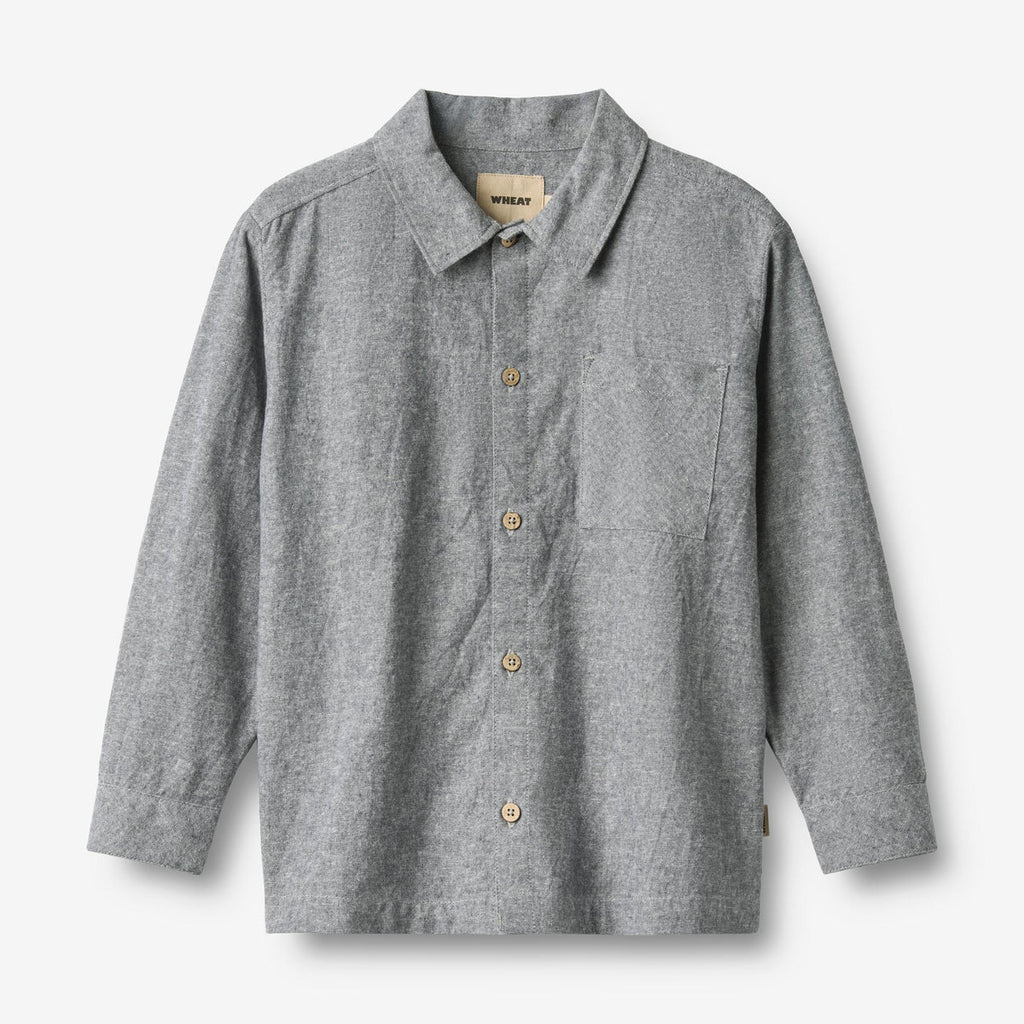 Wheat - camicia dark blue