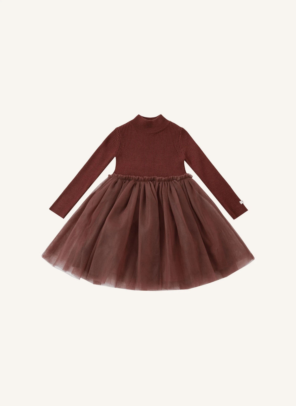 Donsje - vestito tulle mattone