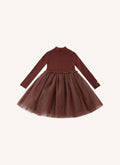 Donsje - vestito tulle mattone