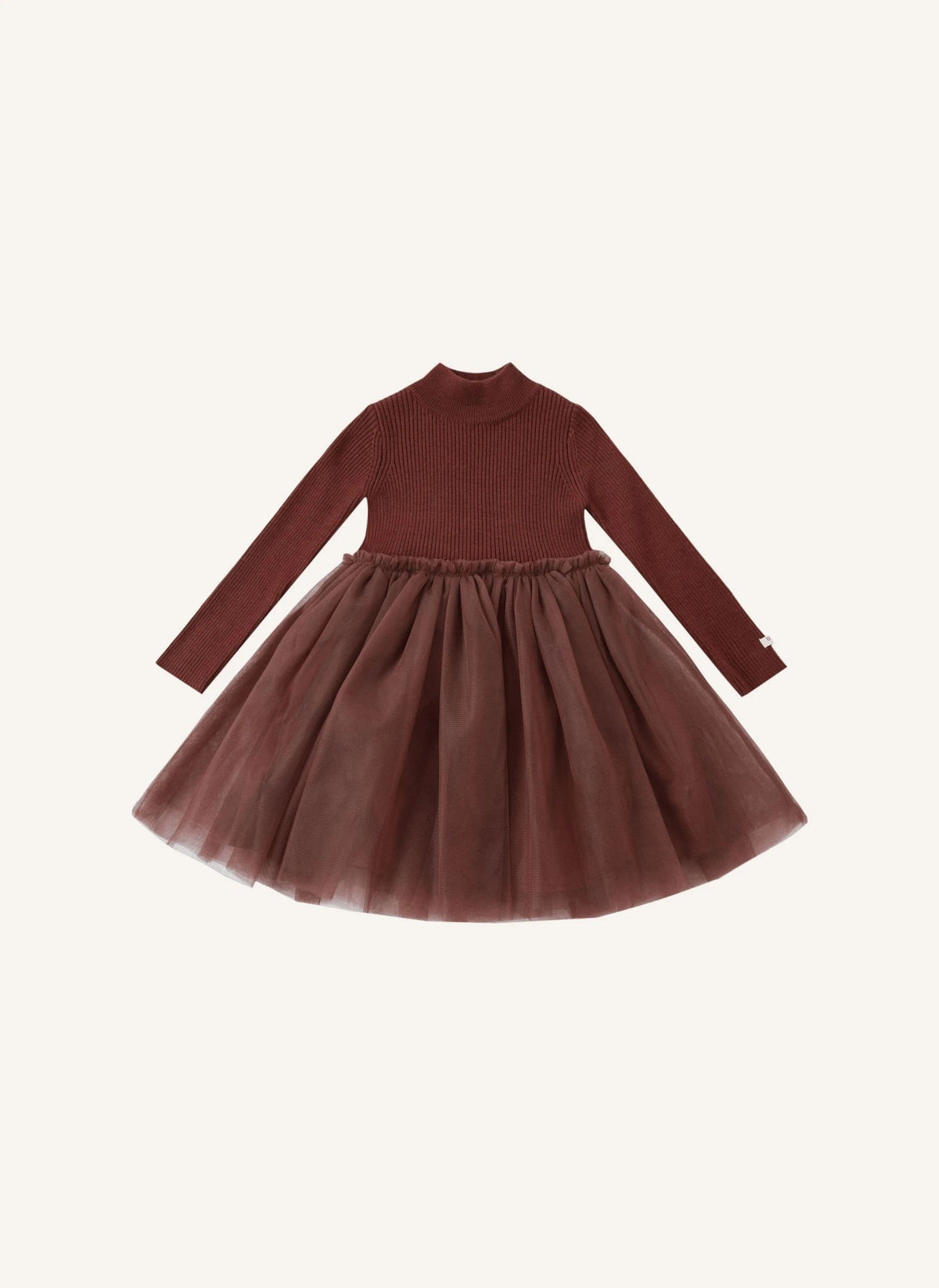 Donsje - vestito tulle mattone