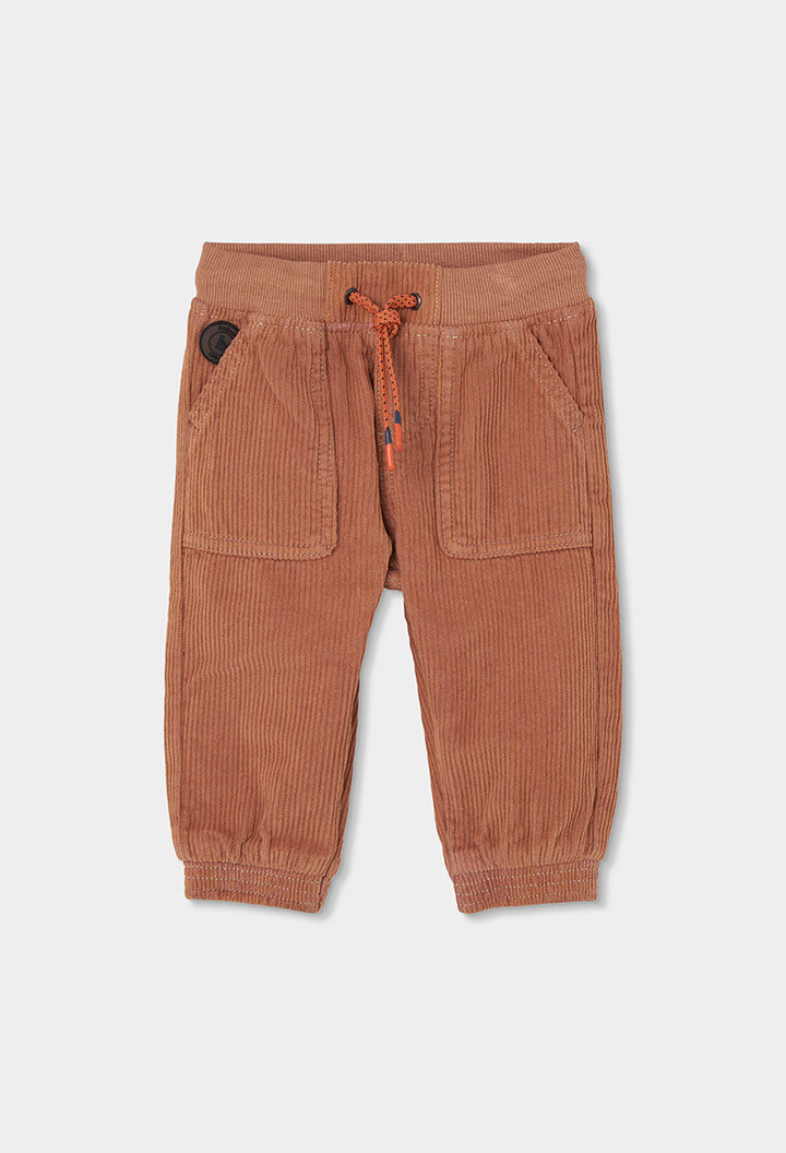 Boboli - pantalone baggy velluto