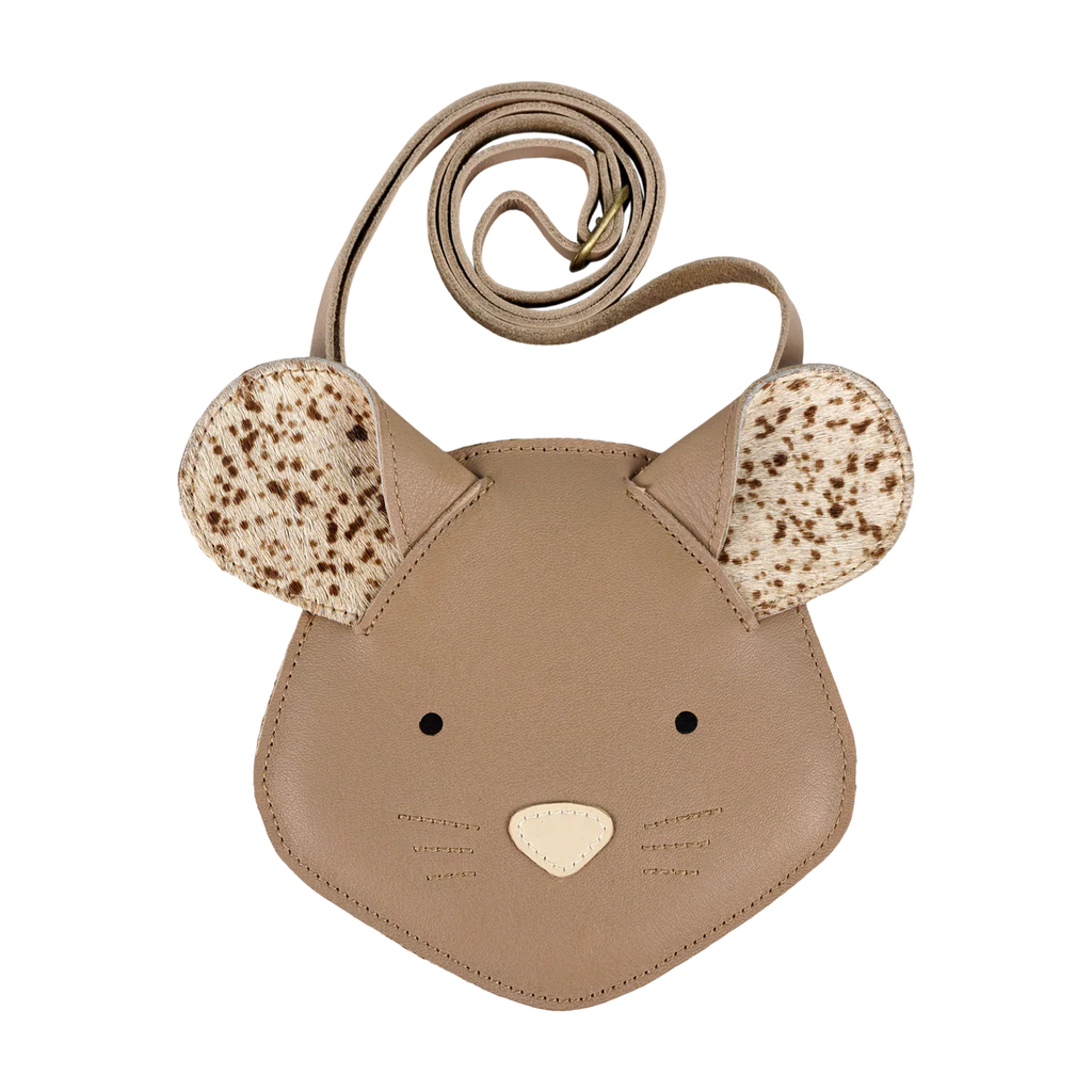 Donsje - Britta Exclusive Purse | Mouse | Praline Leather