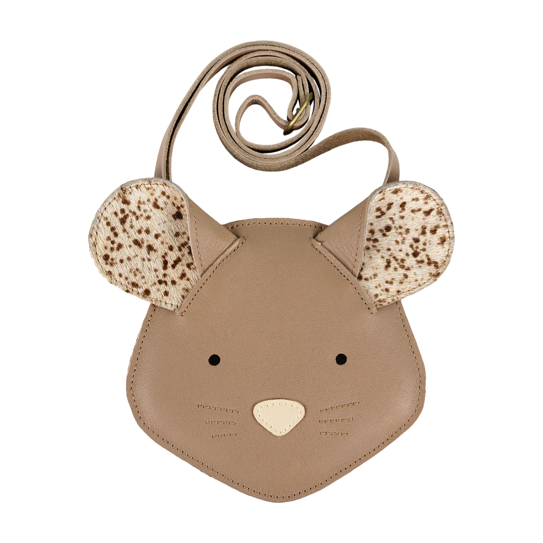 Donsje - Britta Exclusive Purse | Mouse | Praline Leather