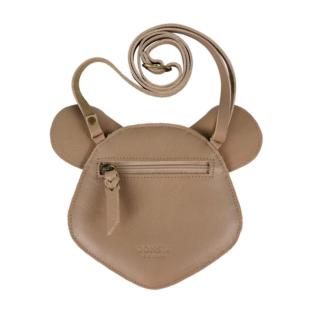 Donsje - Britta Exclusive Purse | Mouse | Praline Leather