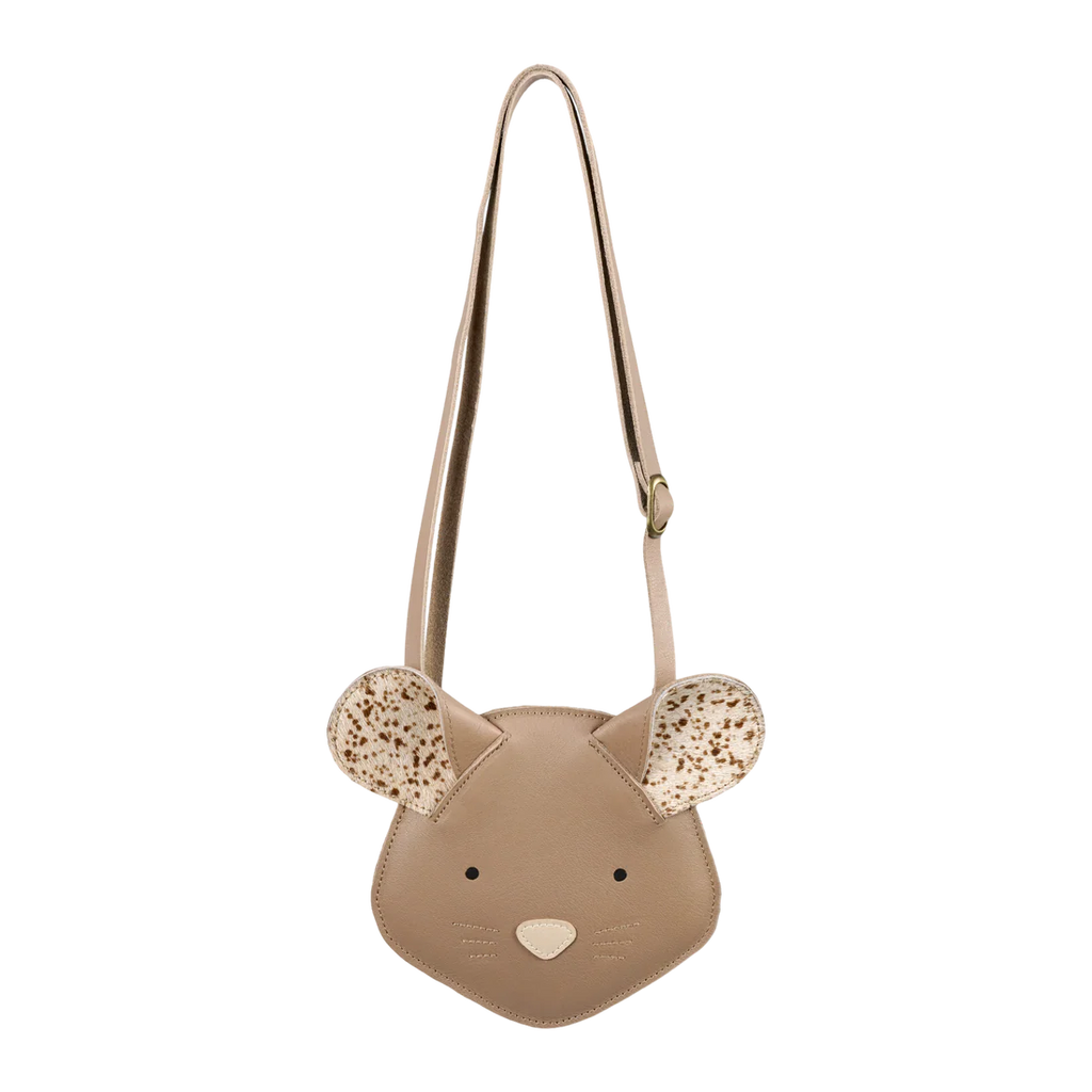 Donsje - Britta Exclusive Purse | Mouse | Praline Leather