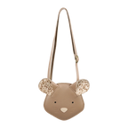 Donsje - Britta Exclusive Purse | Mouse | Praline Leather