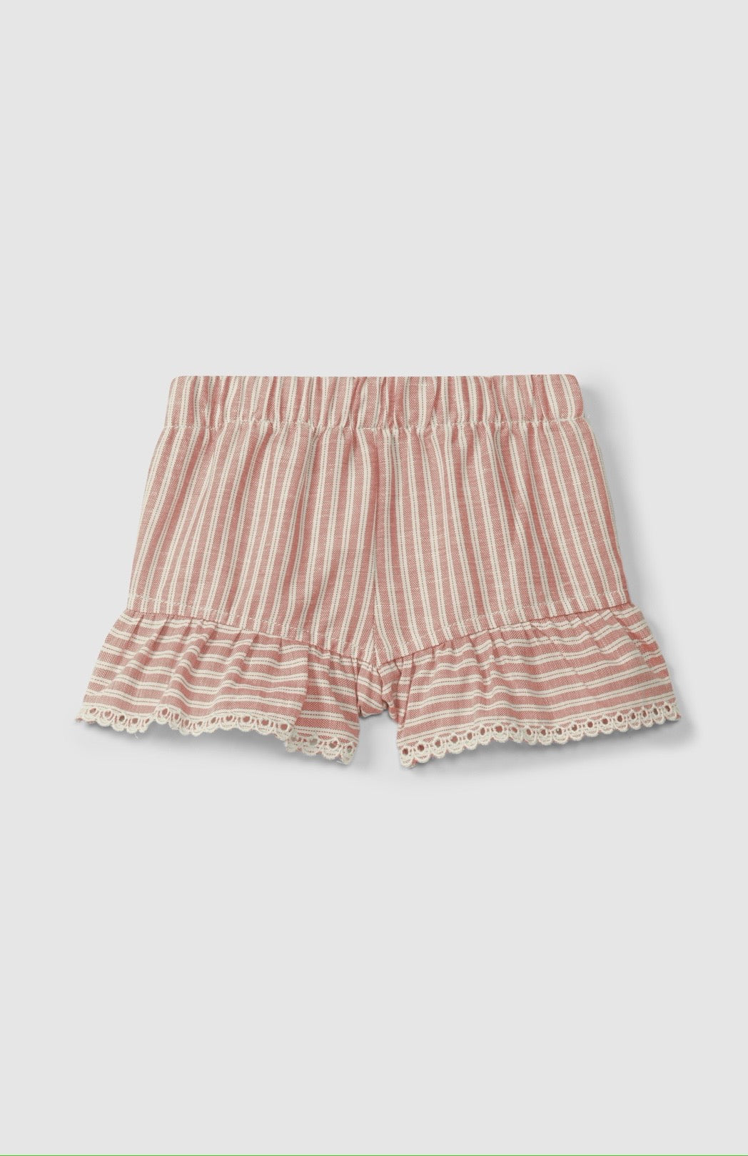 Snug - shorts righe terracotta
