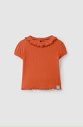 Snug - t-shirt colletto orange