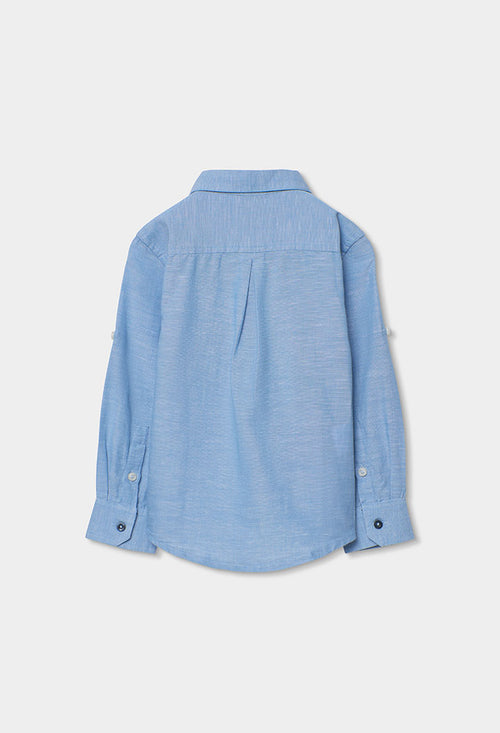 Boboli - camicia azzurra lino