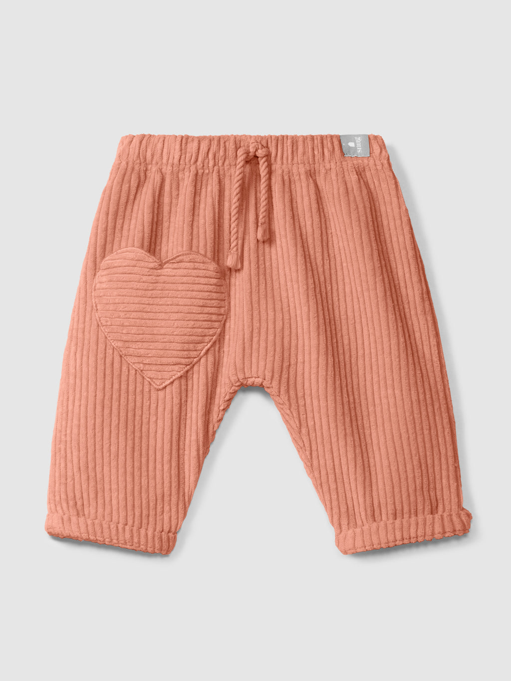 Snug - pantalone velluto tasca cuore